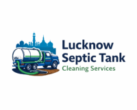 Septic tank cleaning service in Lucknow with tractor and suction machine